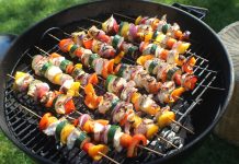 BBQ Safely: Be Careful when Using Steel Grill Brushes skewers