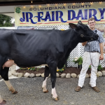 Logan Acres shows supreme champion Supreme Champion of Champions at the 2018 Columbiana County Fair Dairy Show