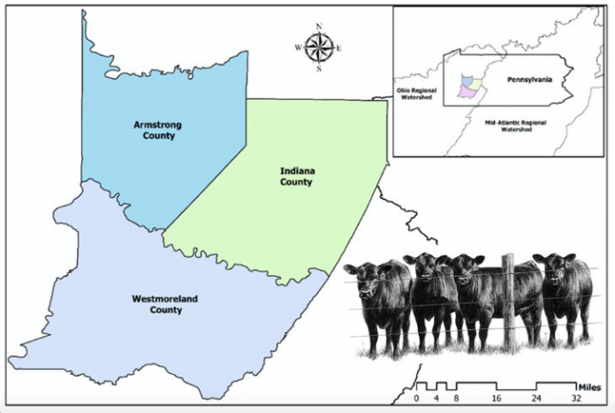 Western Pennsylvania livestock graphic