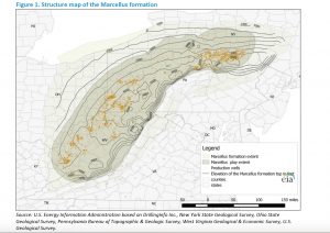 Marcellus shale map