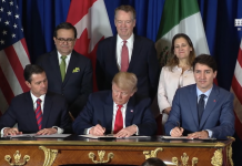 Trump celebrates major rewrite of North American trade rules USMDA, trade agreement, Canada, Mexico, U.S.
