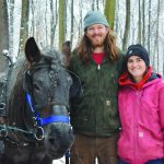 Young Pa. couple builds horse logging business Dehan and Rebecca Courtney