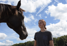 Paulina Oleinik gets a ‘kick’ out of Penn State Horse Barn living Paulina Oleinik