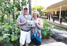 The Weavers took us to Aruba! The Weaver's from Howland, OH, vacationing in Aruba with their Farm and Dairy Newspaper.