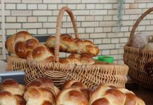 Challah Challa Bread piled in a basket
