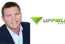 UpField Group marries sports and agriculture Mark Inkrott and UpField Group logo