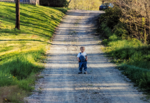 A little dirt doesn’t hurt One of Kym Seabolt's children