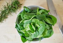 Spinach is a tasty and healthy food spinach