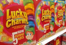 I want to pay taxes like a general Lucky Charms cereal