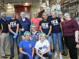 High school students explore Penn State food science department Students