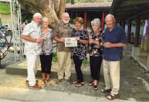 From Ohio to Costa Rica with the Farm and Dairy While vacationing in Costa Rica for 11 days, this group took along Farm and Dairy. Pictured (left to right): Al and Louise Fenselon, of Bloomfield, Ohio; John and Barb Swingle, of Lakeville, Ohio; and Fran and Don Tretera, of Parkman, Ohio.