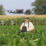 SmartFarm will build the farm of the future farmer flying drone