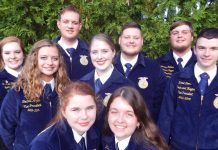 West Virginia FFA breaks state membership record again west virignia ffa state officers group photo