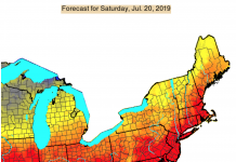 Dangerous heat wave hits Ohio, Pennsylvania usda heat stress map
