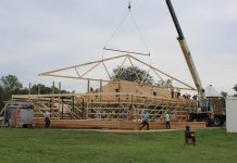Community rallies around Geauga County family who lost barn in tornado barn raising workers