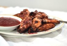 Raspberry Honey Lime Cumin Wings Raspberry Honey Lime Cumin Wings