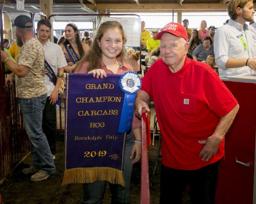 2019 Portage County Fair Grand Champion Carcass Hog