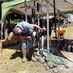 Scenes from the opening day of Canfield Fair boy haircut to calf