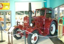 Visiting the truck and tractor museum Keystone Truck and Tractor Museum exhibit