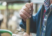 Find ways to release stress during harvest farmers hands on tool