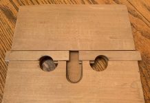 Miniature pillory or wooden antique tool? Can you tell us what this item is? Hazard Item No. 1141 - Front