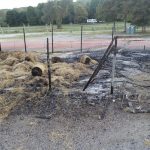 Pavilion razed by fire at Rogers Sale remains of rogers pavilion fire