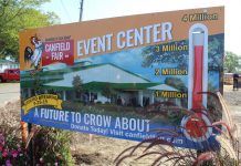 Canfield Fair breaks ground on $2.7M event center canfield fair event center sign