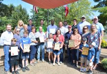 Families honored at 2019 Conservation Farm Family Awards 2019 Conservation Farm Family Awards group photo