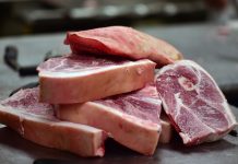 Making pork chops flow uphill pork chops stacked up