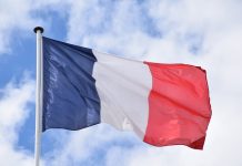 John Adams kept the peace with France French flag