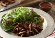 Slow-Cooker Tangy Tomato Brisket