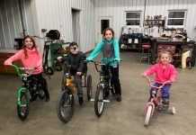 Paralyzed Erie County 4-Her is recovering kids on bikes