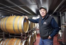 Winning winery: Debonné Vineyards brings national recognition to northeast Ohio wine Tony Debevc, owner of Debonné Vineyards, in Madison, Ohio, stands in front of barrels of wine in the basement of the winery, Jan. 22.