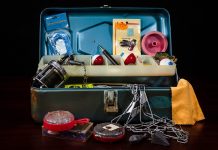 Fishing prep comes with signs of spring tackle box