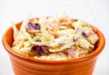 German Coleslaw A bowl of German Coleslaw