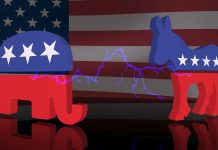 Election of 1860 led to two major parties republican elephant and democrat donkey