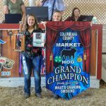 2020 Columbiana County Fair sale results Grand Champion Hog