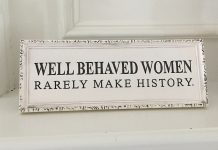 The long road to women’s suffrage women in history sign
