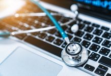 Rural Ohio school district telehealth project could be blueprint for region A stethoscope on a computer keyboard.