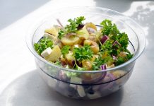 Bowl won this time potato salad