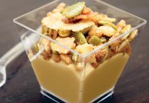 Dulce de Leche Pudding with Pumpkin Seed Crunch