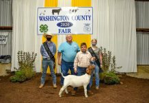 2020 Washington County, Ohio Fair sale results Grand Champion Goat