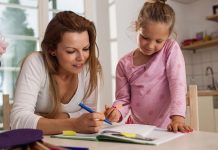 One thing is certain, no one knows it all woman homeschooling child