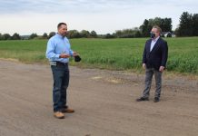 EPA head visits Ohio Farm Bureau president’s dairy farm frank burkett talks at his farm