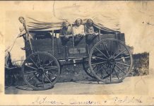 Moving with a Conestoga or prairie wagon covered wagon