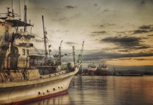 Kanagawa Treaty initiated a new era in the Far East fishing boat