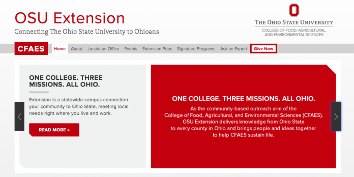 Ohio State Extension site