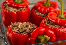 Veggie & Quinoa Stuffed Peppers