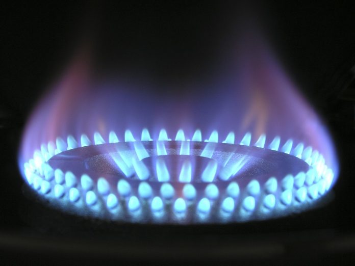 natural gas flame burner