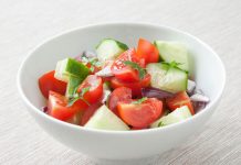 Simple Summer Cucumber and Tomato Salad
